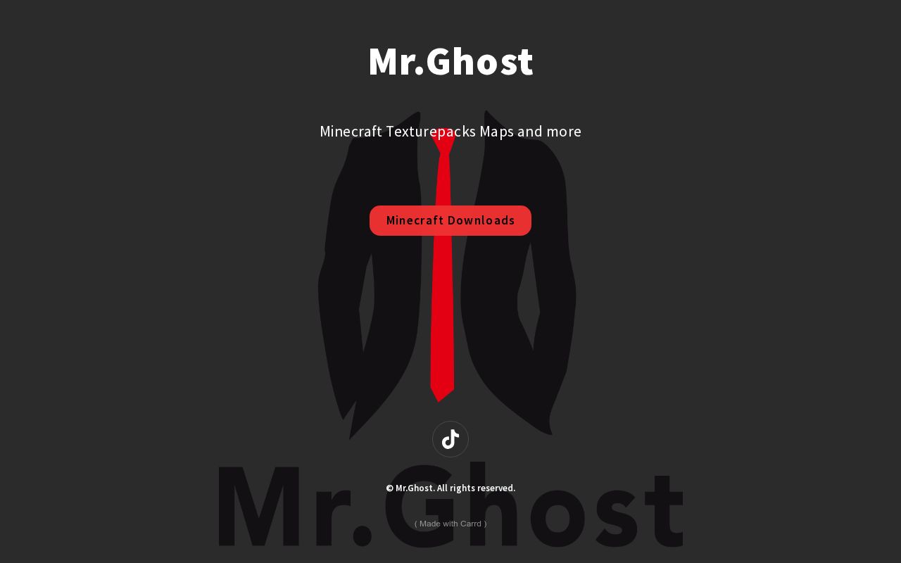 Carrd profile picture for @mrghost